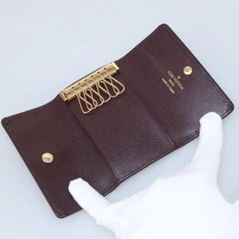 Louis Vuitton Vintage Pre-owned Leather key-holders Brown Dames