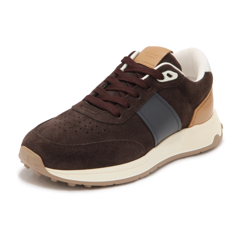 Tod's Men's Brown Sneakers, 6 Uk, Running Mid Volume 63