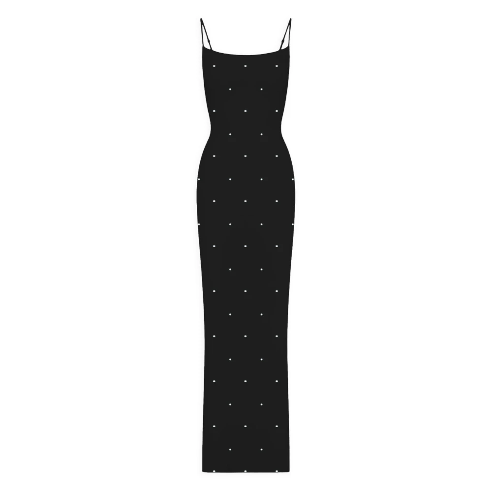 Mc2 Saint Barth Women's Black Maxi Dresses,, Maxi Dress Medium