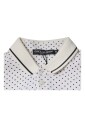 white-polka-dot-collared-polo-t-shirt
