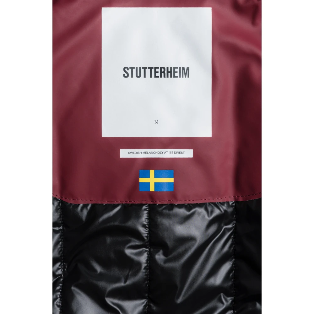 Stutterheim Waterdichte Winter Overshirt Jas Red Heren