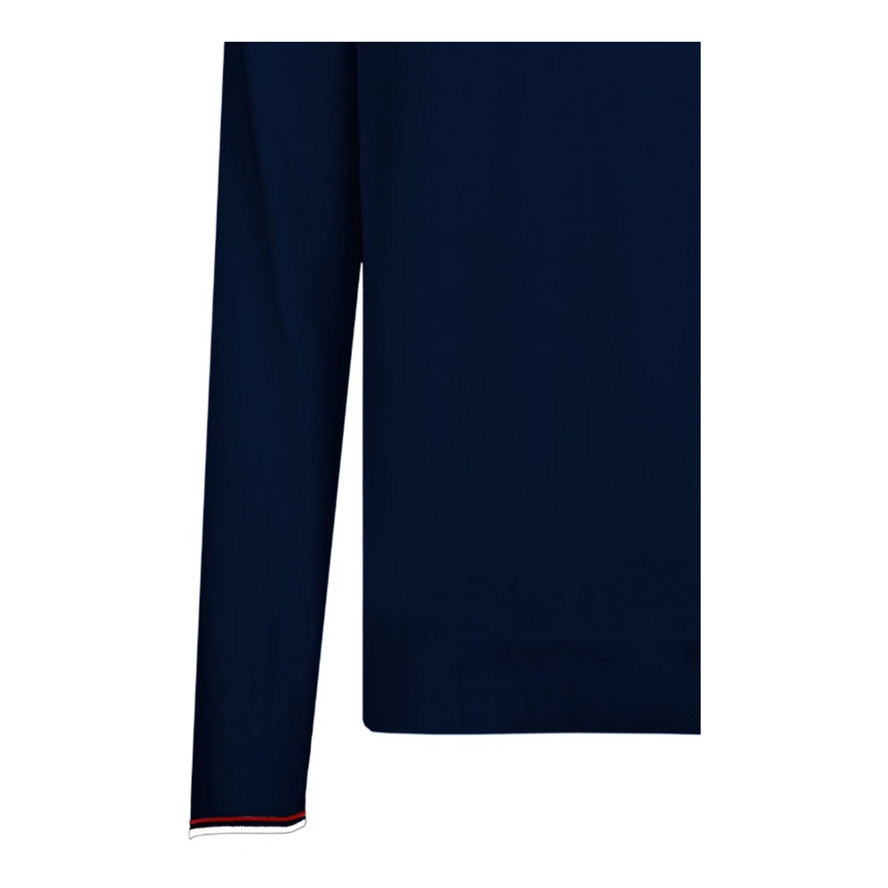 Fay Heren Katoenen Trui met Lange Mouwen Blue Heren