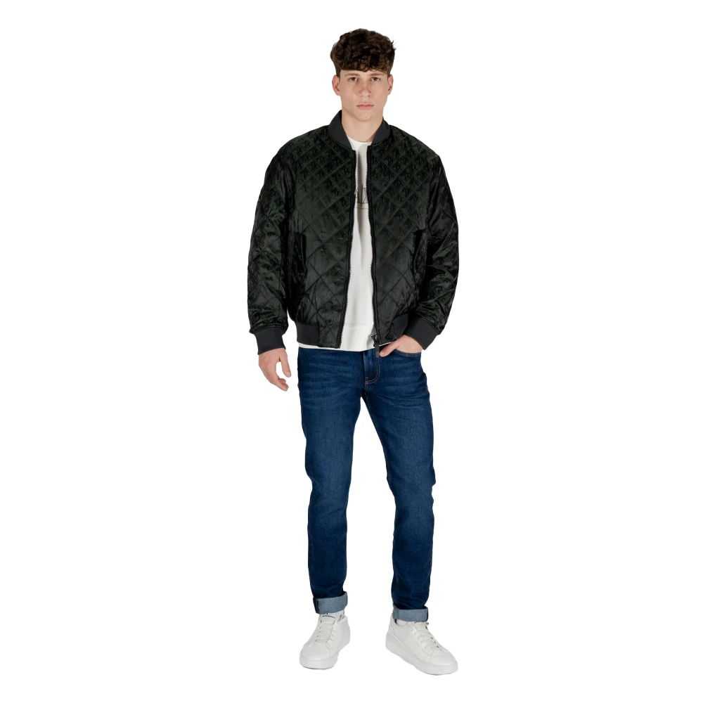 Armani Exchange Heren Donsjassen Lente Zomer Collectie Black Heren