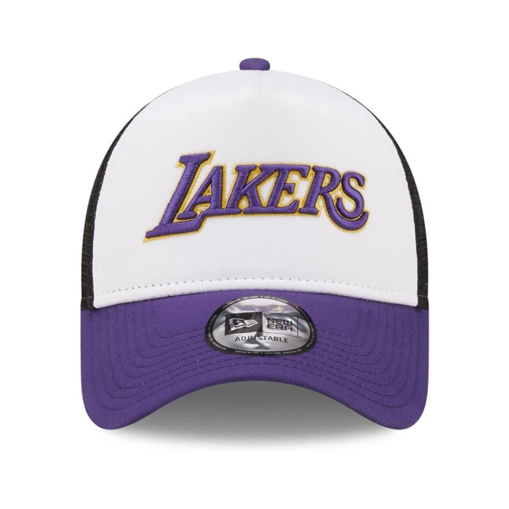 new era Witte Lakers Team Trucker Pet White Heren