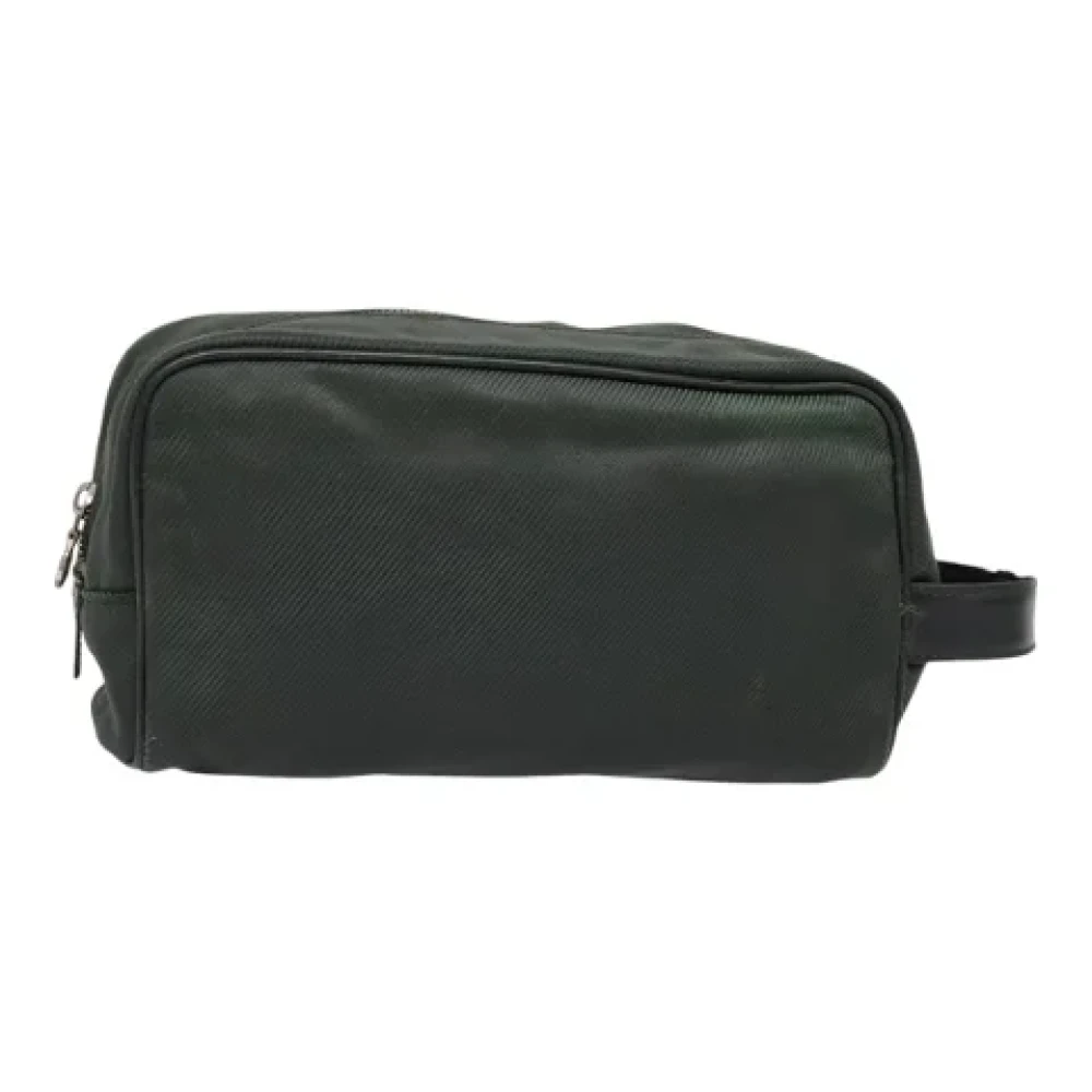 Louis Vuitton Vintage Pre-owned Leather clutches Green Dames