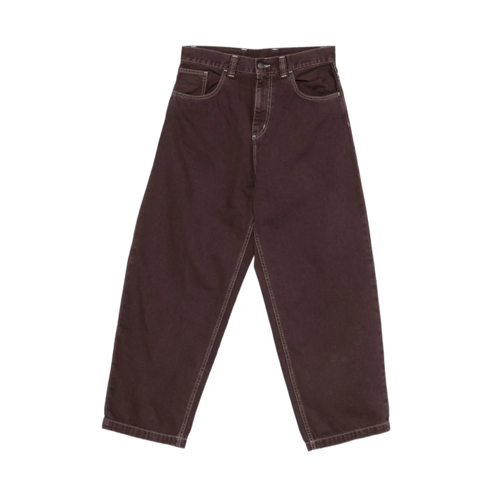 Carhartt Wip Men's Brown Straight Fit Jeans, M, Brandon Jeans