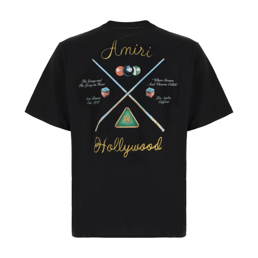 Amiri Casual Katoenen T-Shirt voor Mannen Black Heren