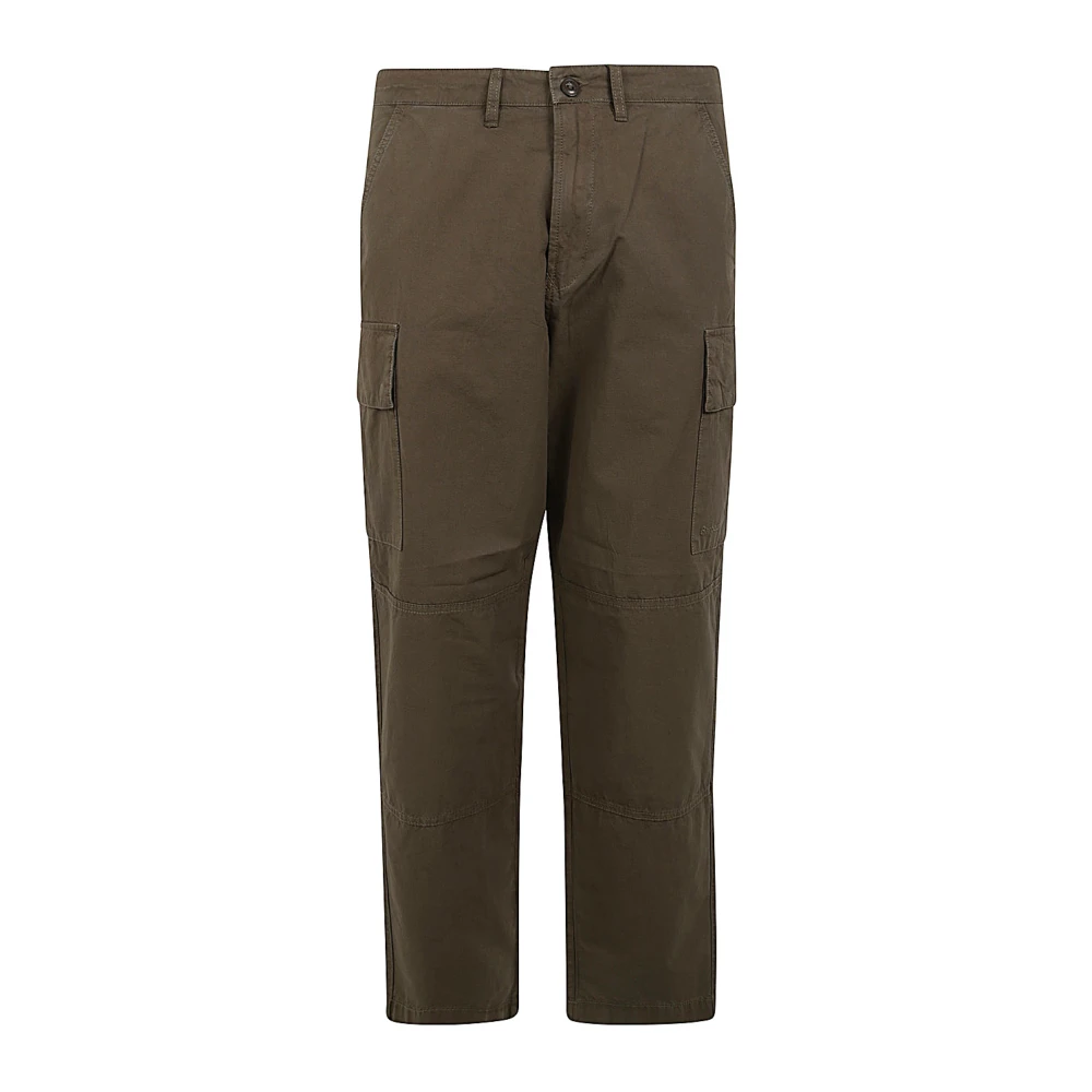 Barbour Cropped Trousers Green Heren
