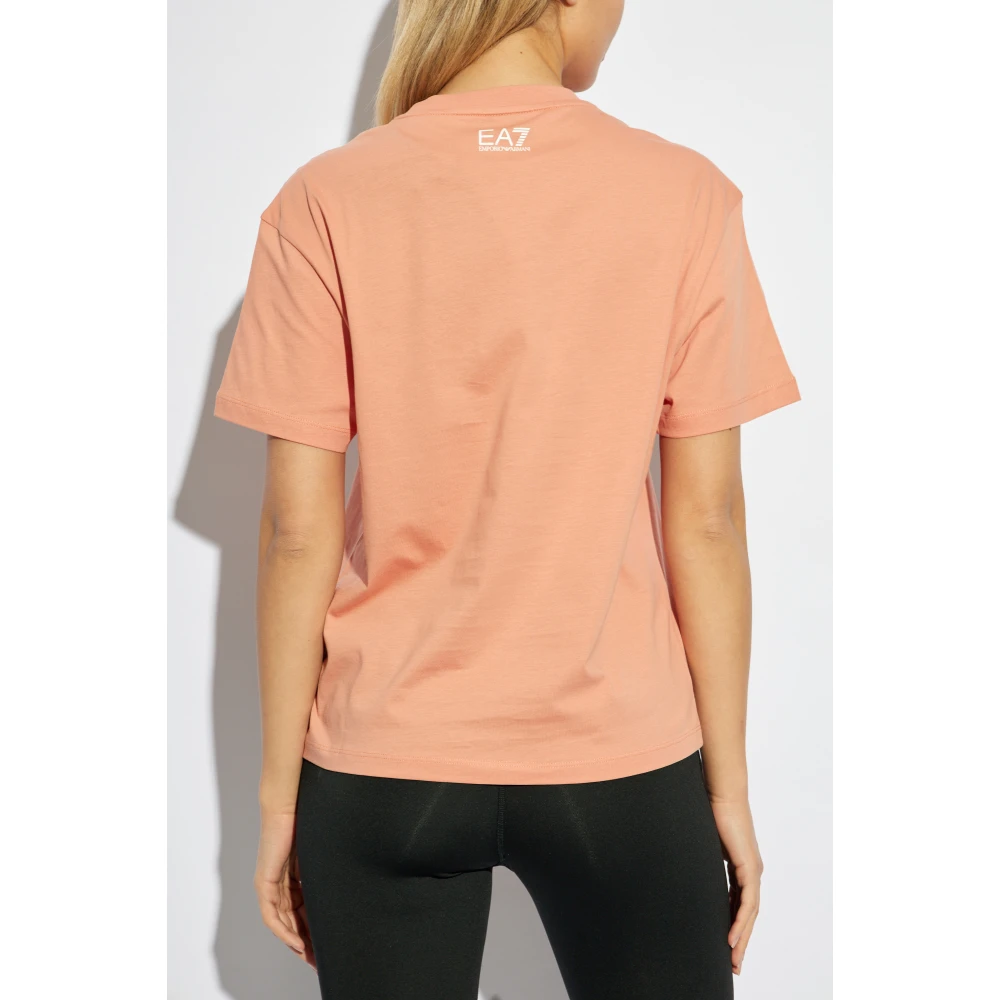 Emporio Armani EA7 T-shirt uit de collectie Pink Dames