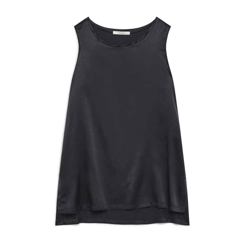 Maliparmi Satin TOP Black, Dam