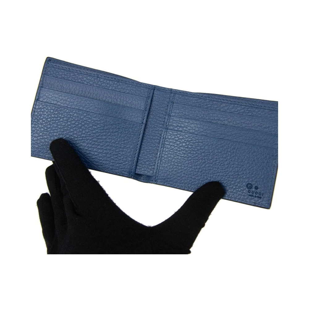 Gucci Interlocking Bifold Portemonnee Black Heren