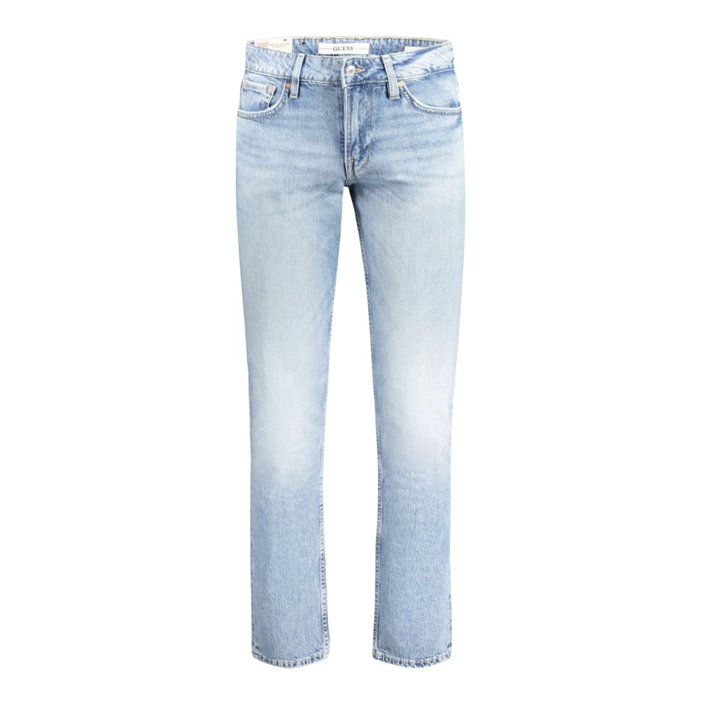 Guess Denim Heren Slim Tapered Jeans Blauw Blue Heren