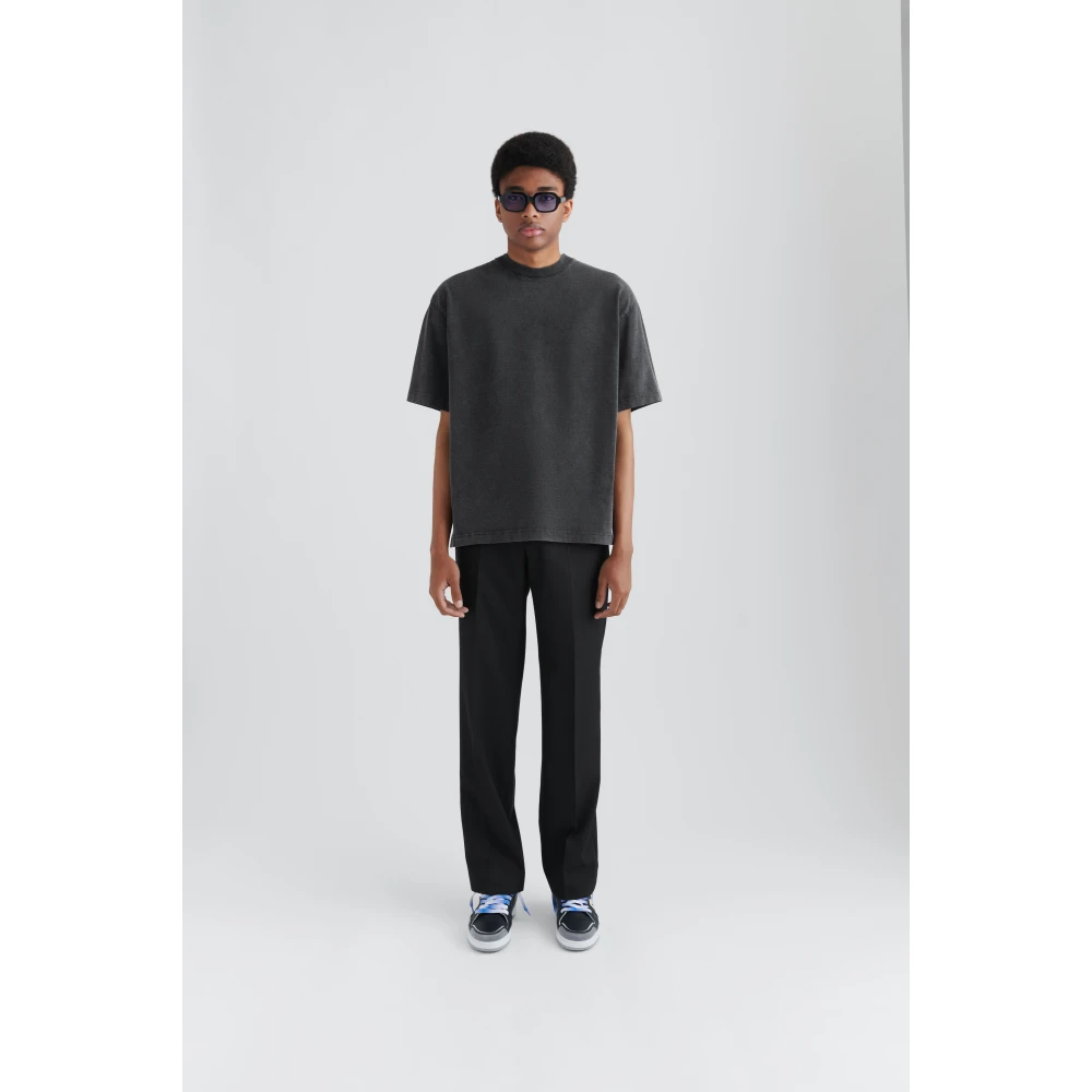 Axel Arigato Geborduurde Oversized T-shirt Black Heren