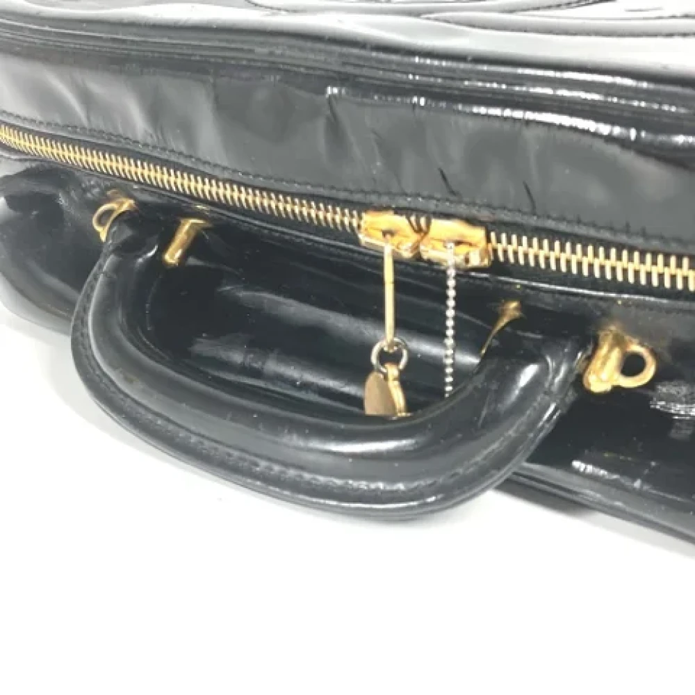 Chanel Vintage Pre-owned Leather chanel-bags Black Dames