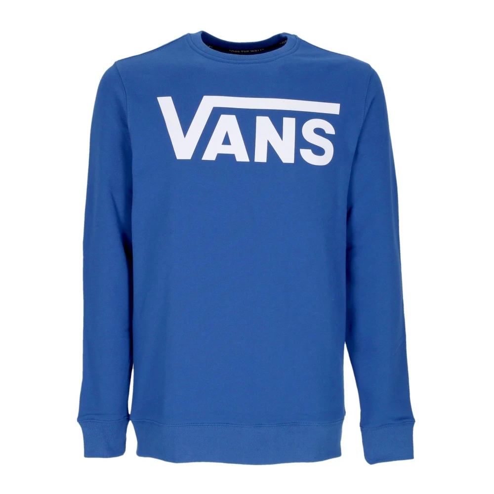 Vans Klieke Crewneck Sweatshirt in True Blue White Blue Heren