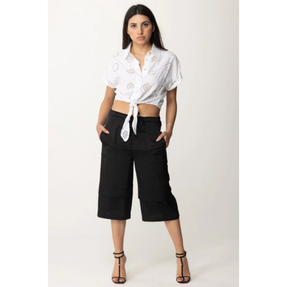 pinko Stijlvolle Bermuda Shorts voor Vrouwen Black Dames