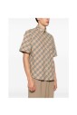 light-brown-button-down-short-sleeve-shirt