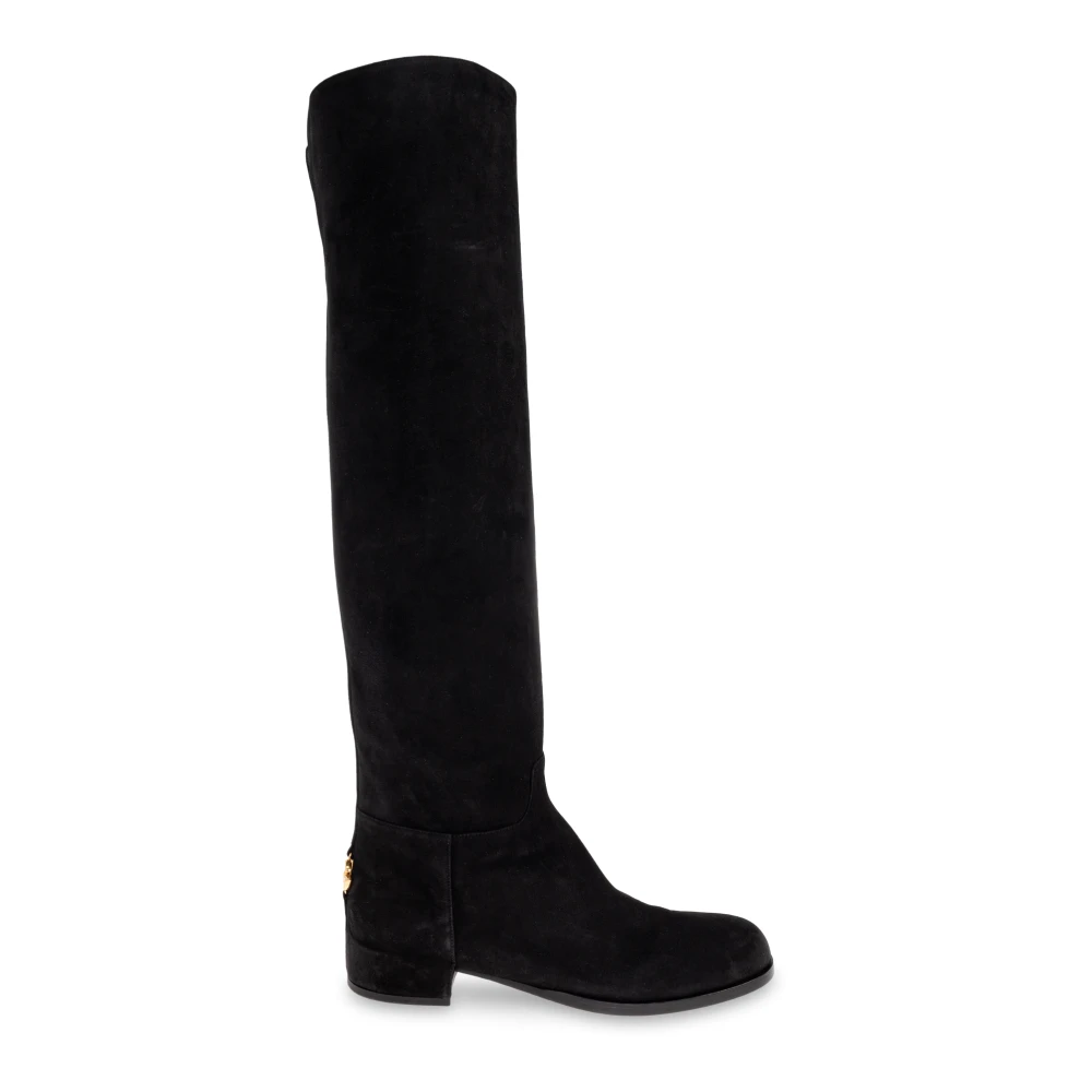 Dolce & Gabbana Femme Noir - Bottes En Cuir - Chaussures - Taille: 38 Eu