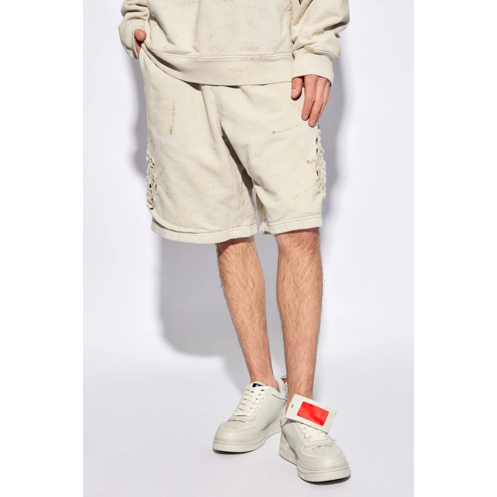 44 Label Group Shorts met uitsparingen Gray Heren