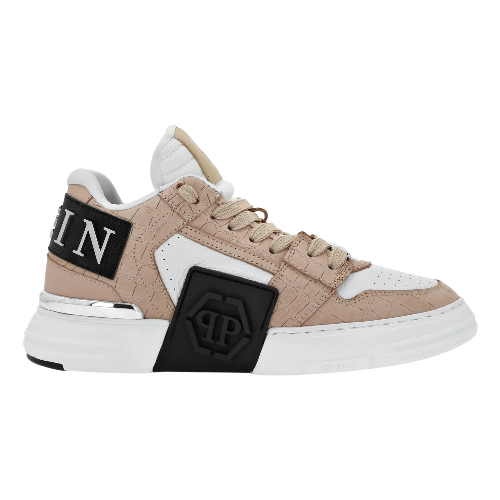 Philipp Plein Low Top Sneakers Phantom Cocco unisex Schoenen Beige