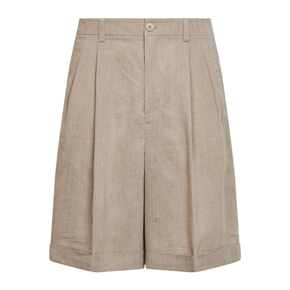 Jacquemus Men's Beige Bermuda Shorts - Casual Shorts - L - Shorts