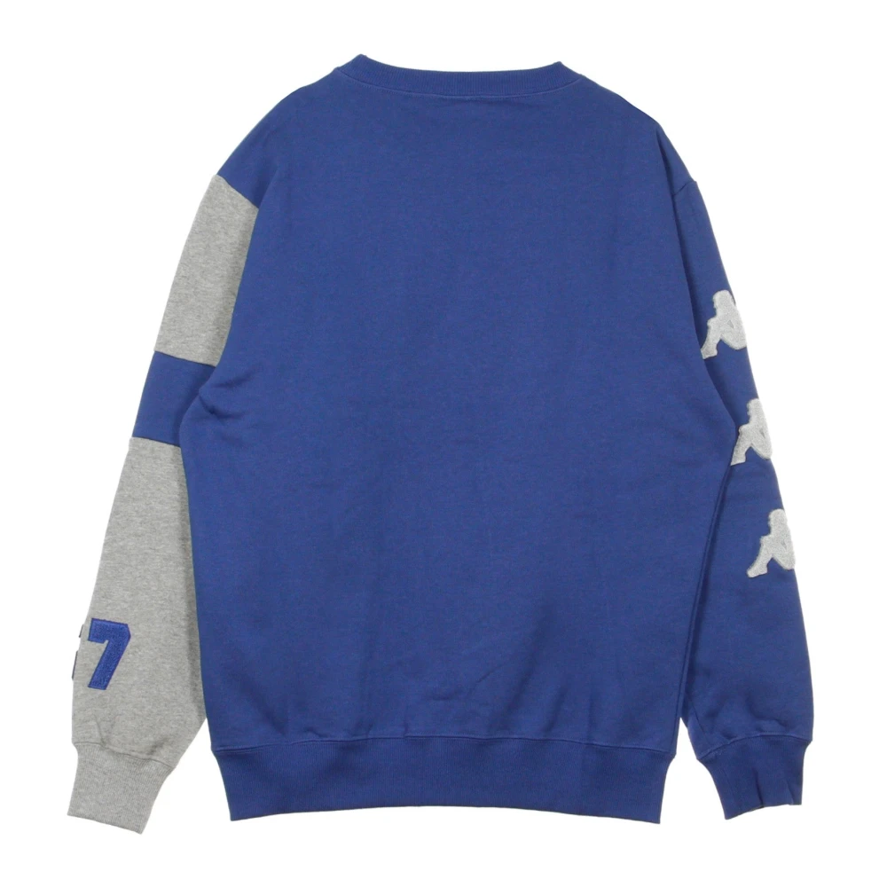 Kappa Blauwe Crewneck Sweatshirt voor Mannen Blue Heren