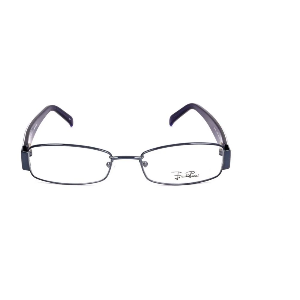 EMILIO PUCCI Blauw Metalen Frame Dameshorloge Blue Dames