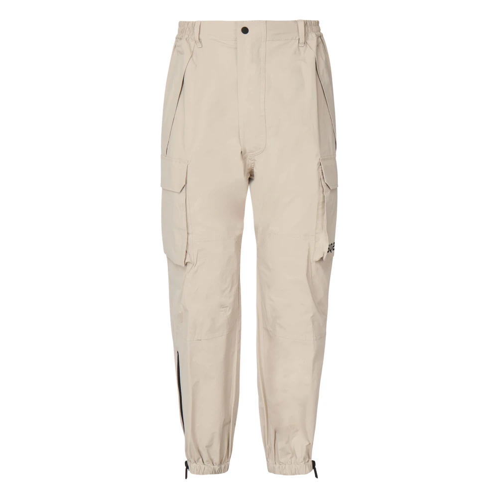 Dsquared2 Beige Cargo Broek met Elastische Taille Beige Heren