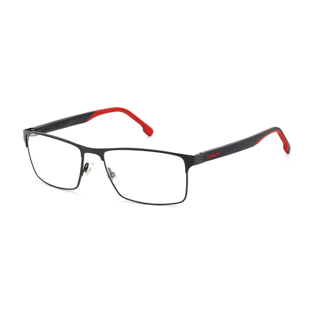 Carrera Zwarte Metalen Frame Bril Black Heren