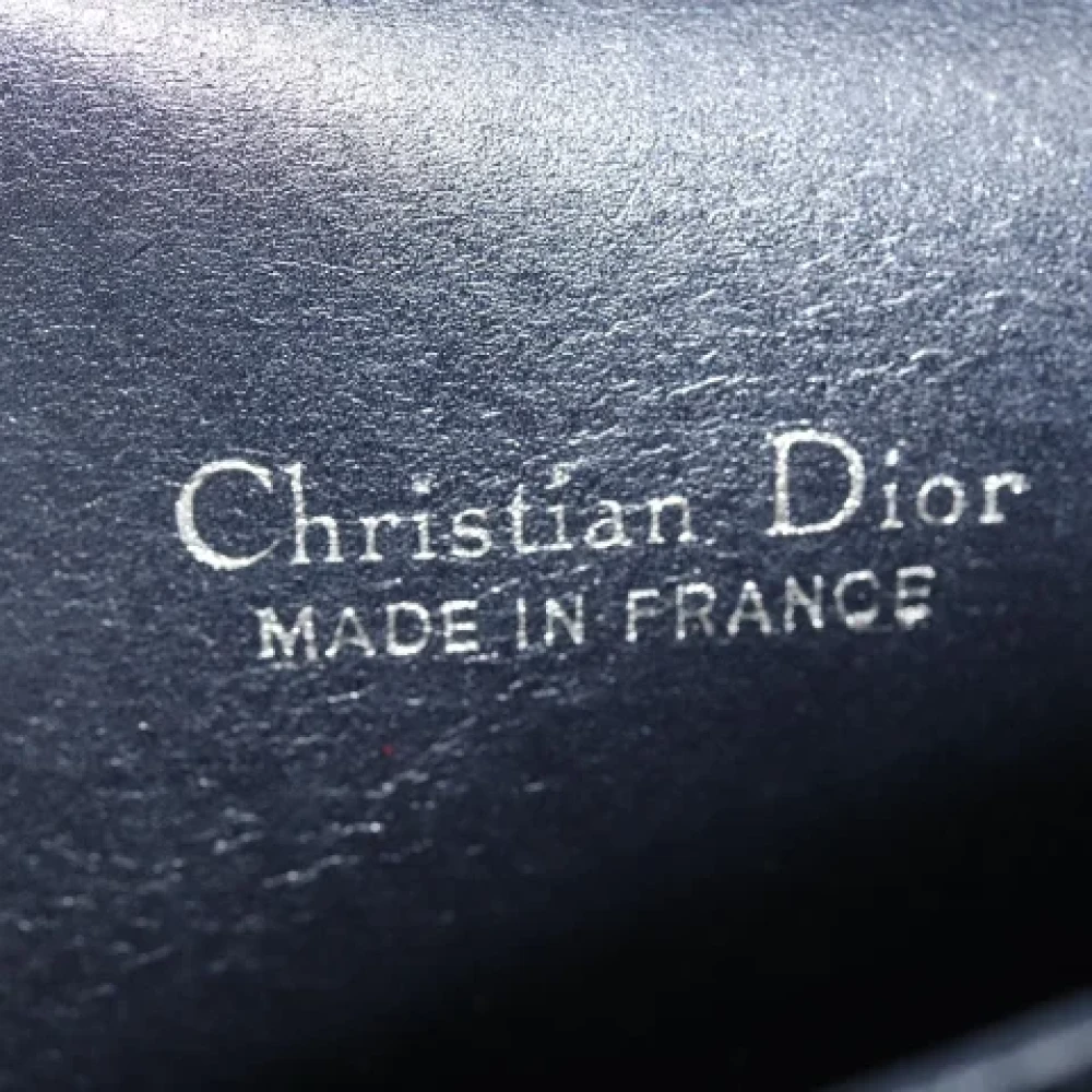Dior Vintage Pre-owned Leather dior-bags Black Dames