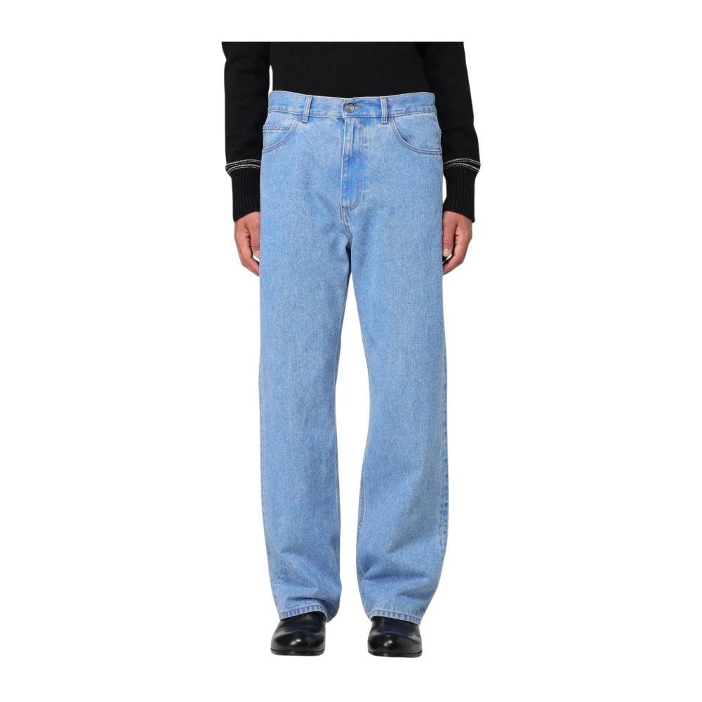 Marni Men's Blue Classic Relaxed Fit Jeans - Straight Fit Jeans - W32 - Jeans