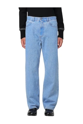 Klassiska avslappnade fit jeans