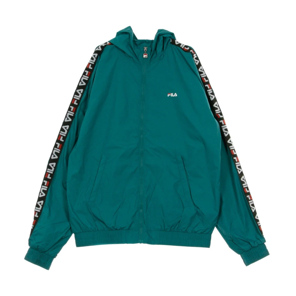 Fila Men's Green Zip-Throughs, M, Everglade Windbreaker For