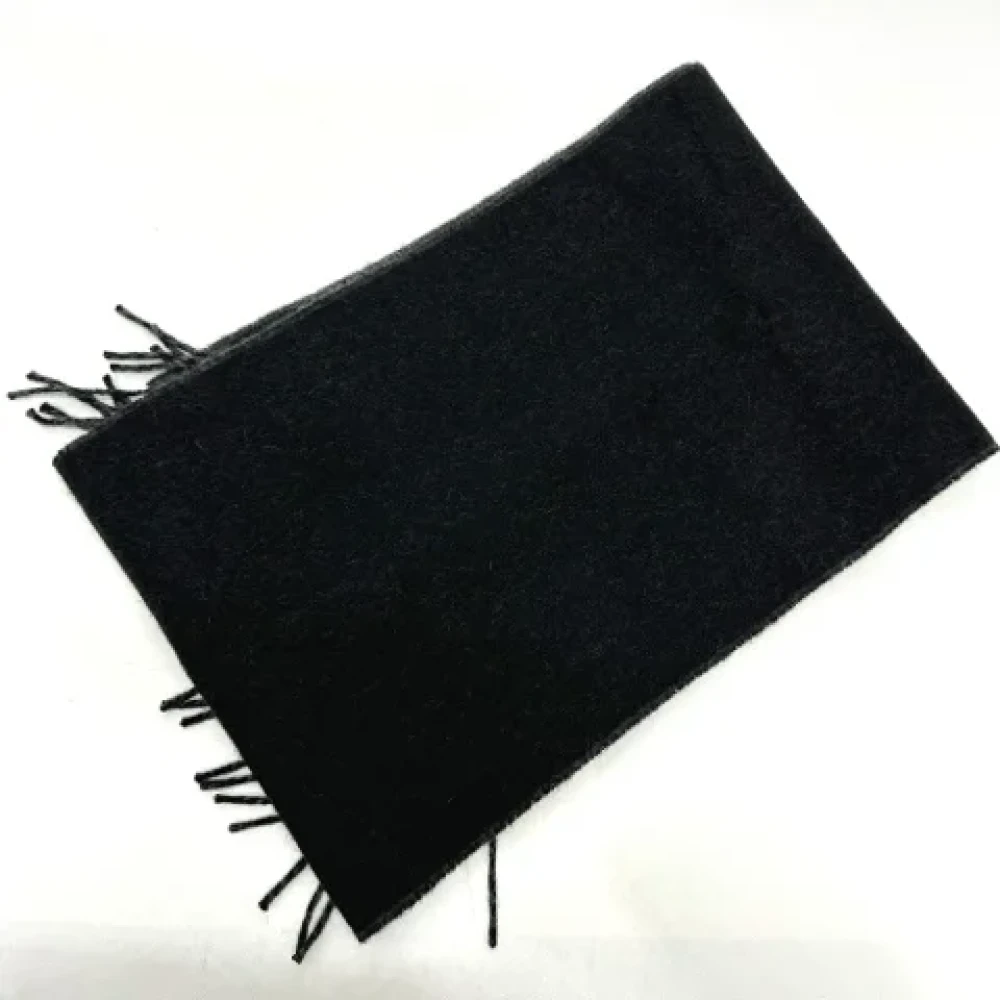 Hermès Vintage Pre-owned Fabric scarves Black Dames