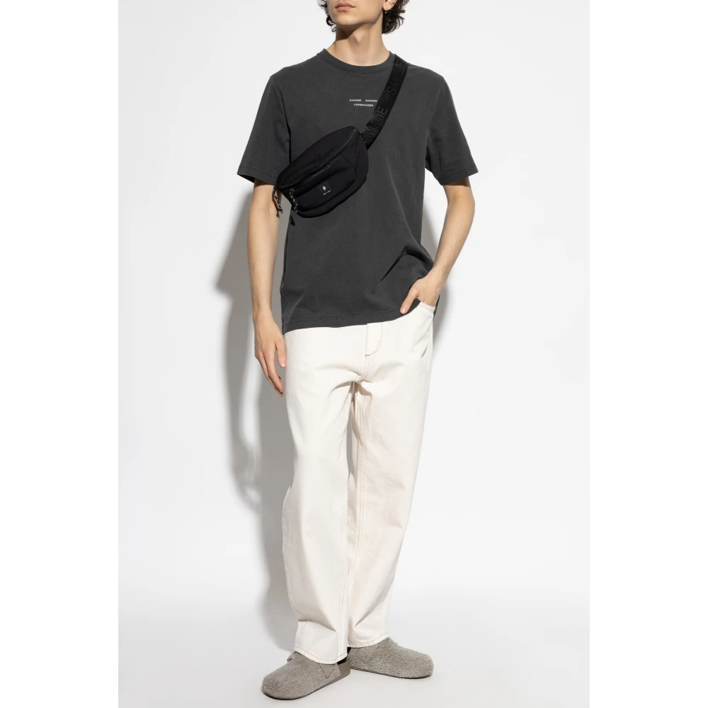 Samsøe T-shirt Samarcus Black Heren