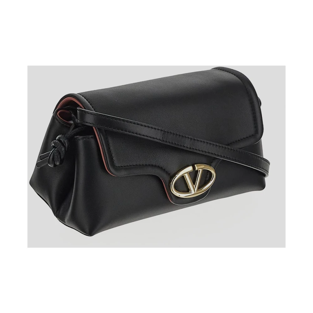 Valentino Garavani Leren Mini Tas Black Dames