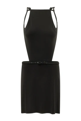 V-Line Cut Out Dress