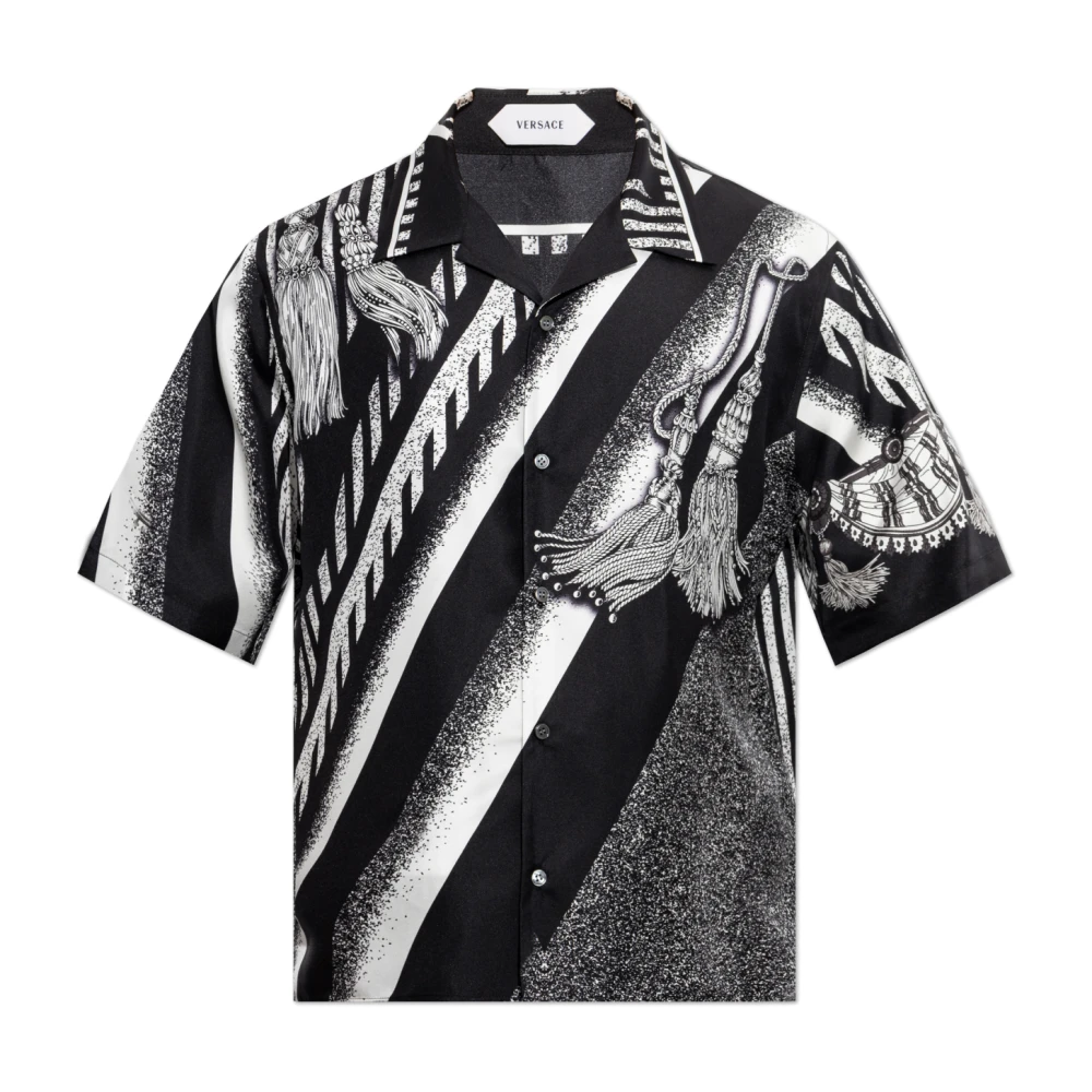 Versace Uomo Nero Magliette, L, New,