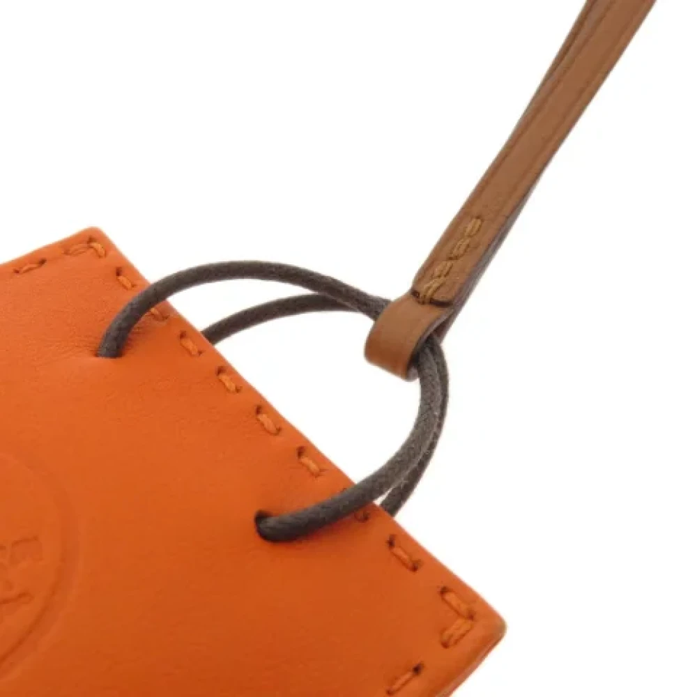 Hermès Vintage Pre-owned Fabric key-holders Orange Dames