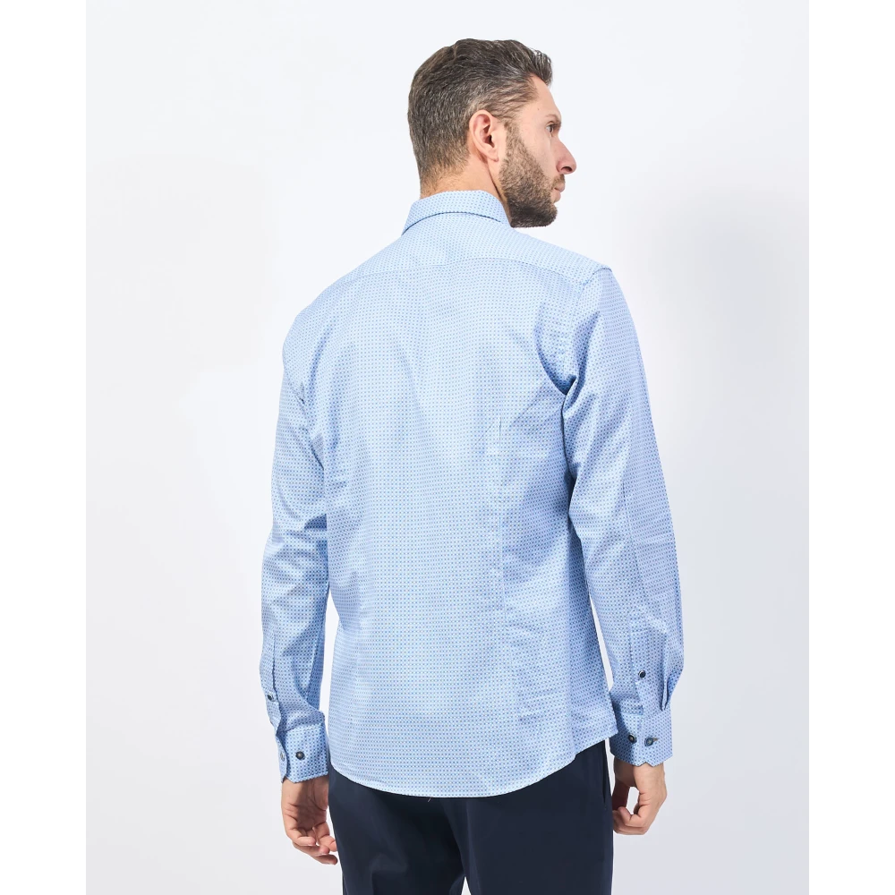 Bugatti Heldere Blauwe Klassieke Overhemd Blue Heren