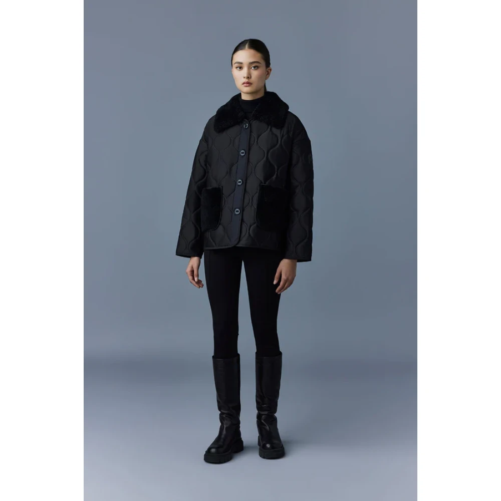 Mackage Kenzy Lichtgewicht Jas Zwart Black Dames