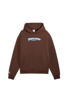 Hoodie i Chestnut