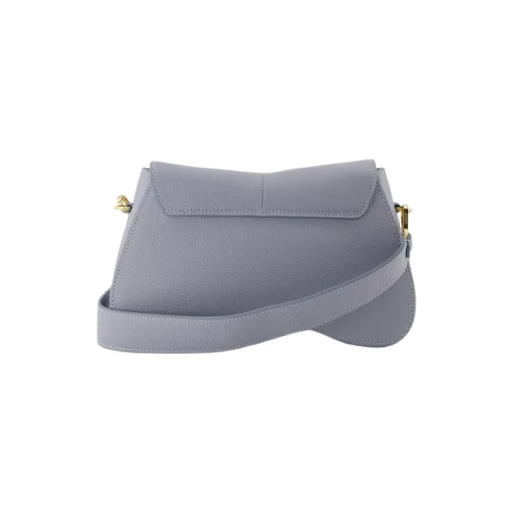 Elleme Leather shoulder-bags Gray Dames