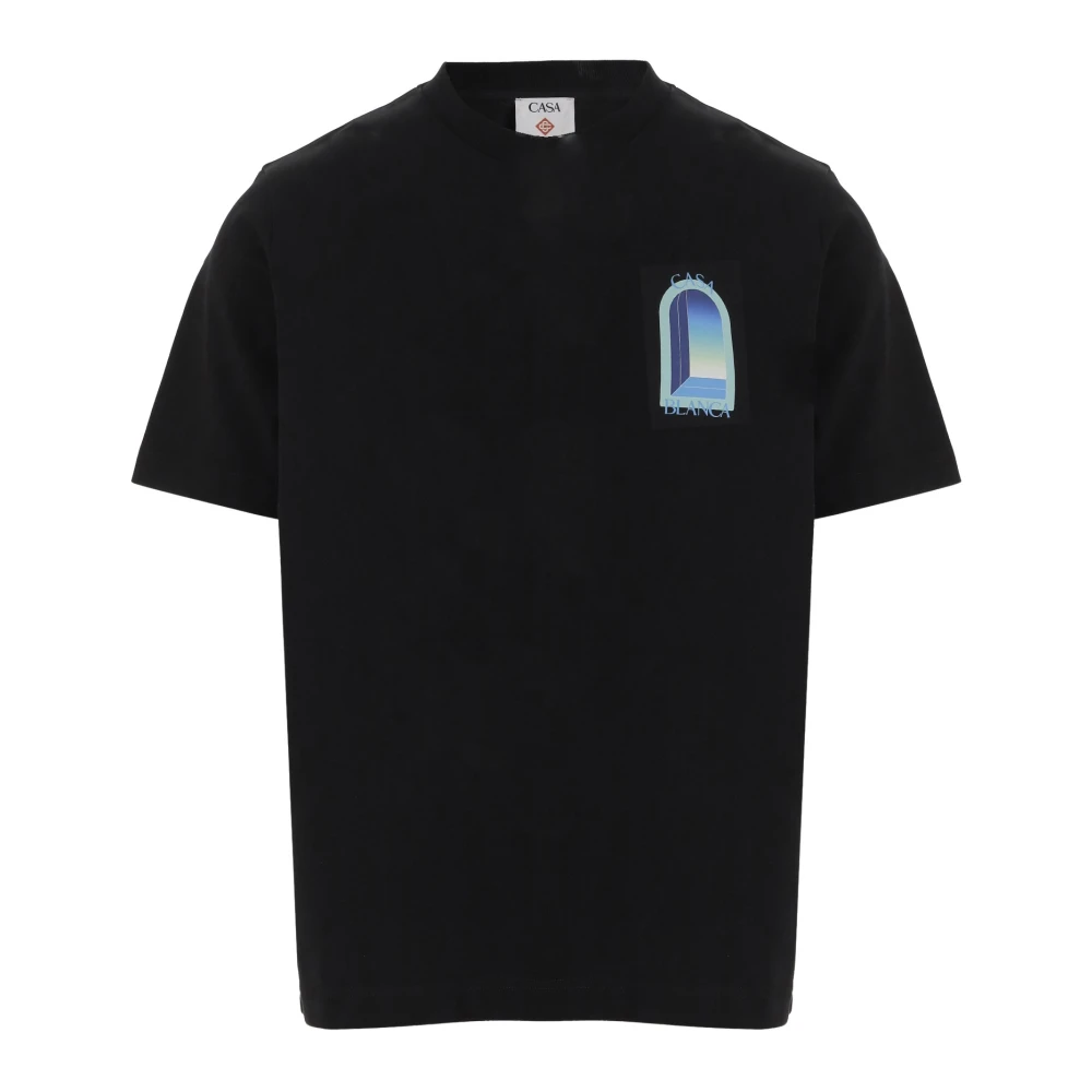 Casablanca Men's Black T-Shirts - T-Shirts - Xl - Tops