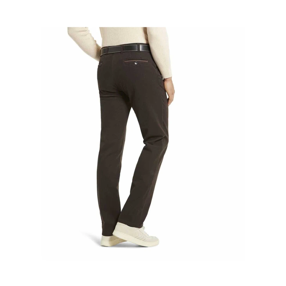 Meyer Chiffonbroek Zacht Stof Perfecte Pasvorm Brown Heren