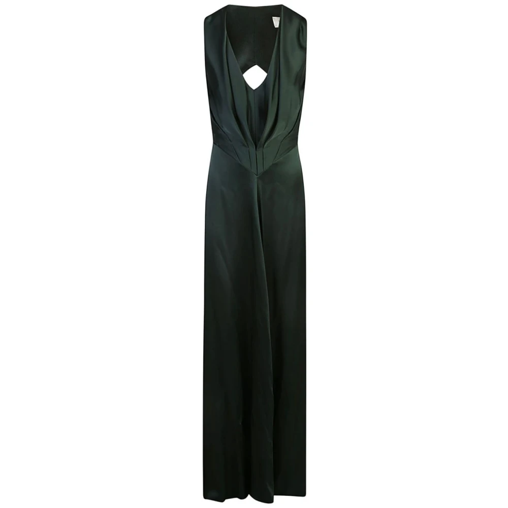 Victoria Beckham Groene Maxi Jurk voor Vrouwen Green Dames