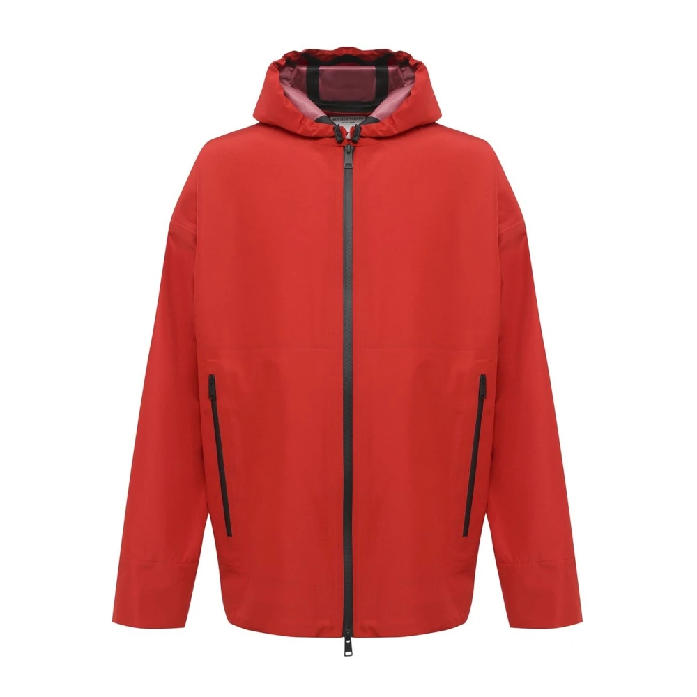 Bottega Veneta Winddichte Windbreaker Jas met Koord Red Heren
