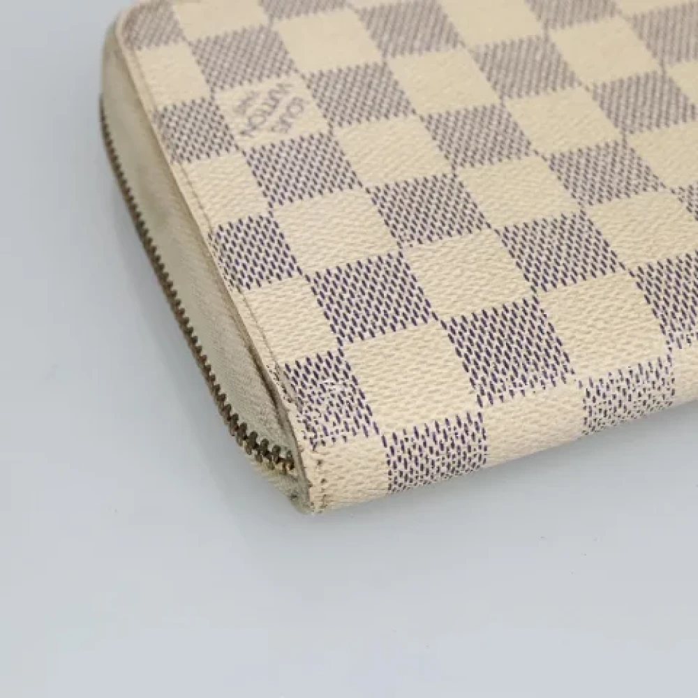 Louis Vuitton Vintage Pre-owned Canvas wallets White Dames