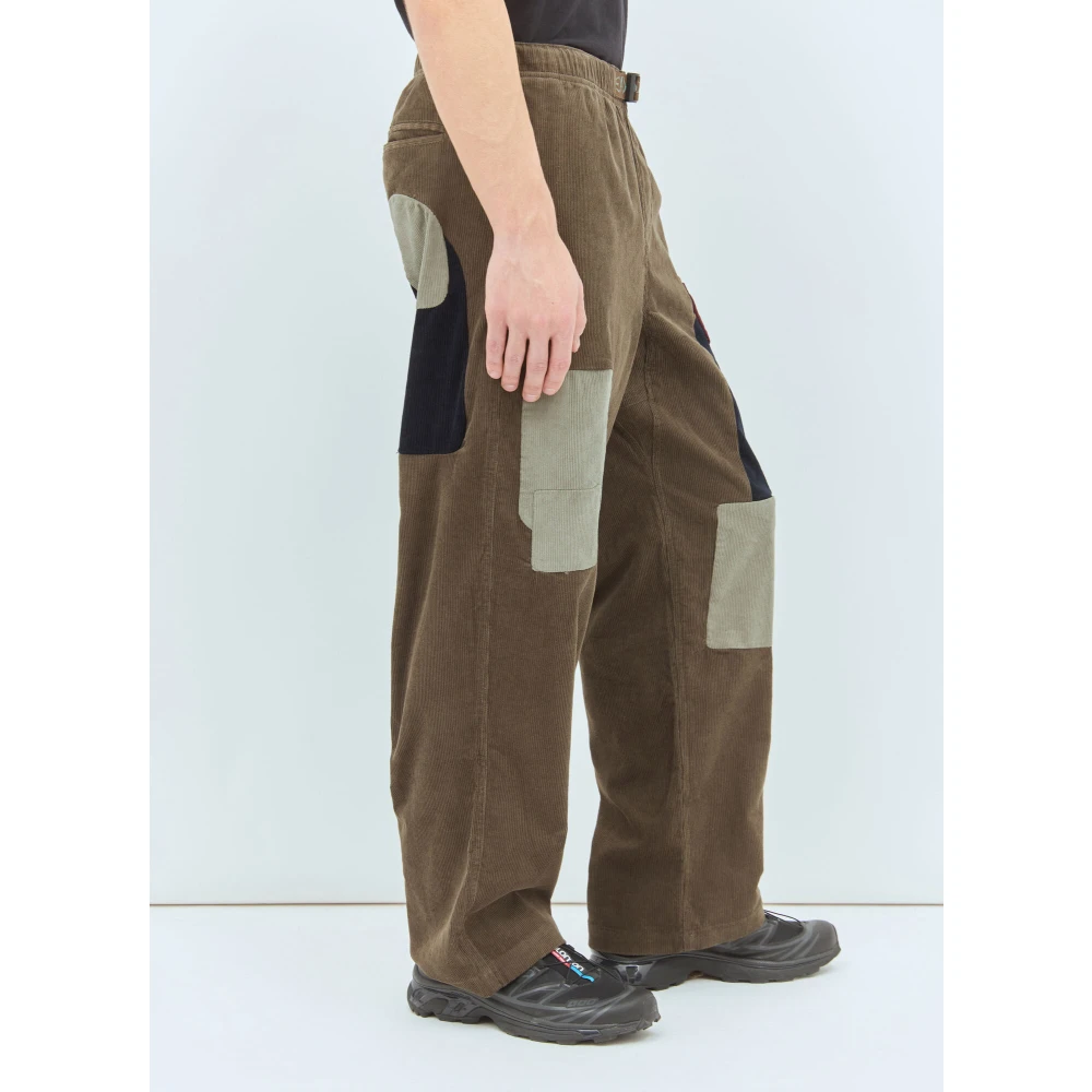 Brain Dead Patchwork Cord Climber Broek Green Heren