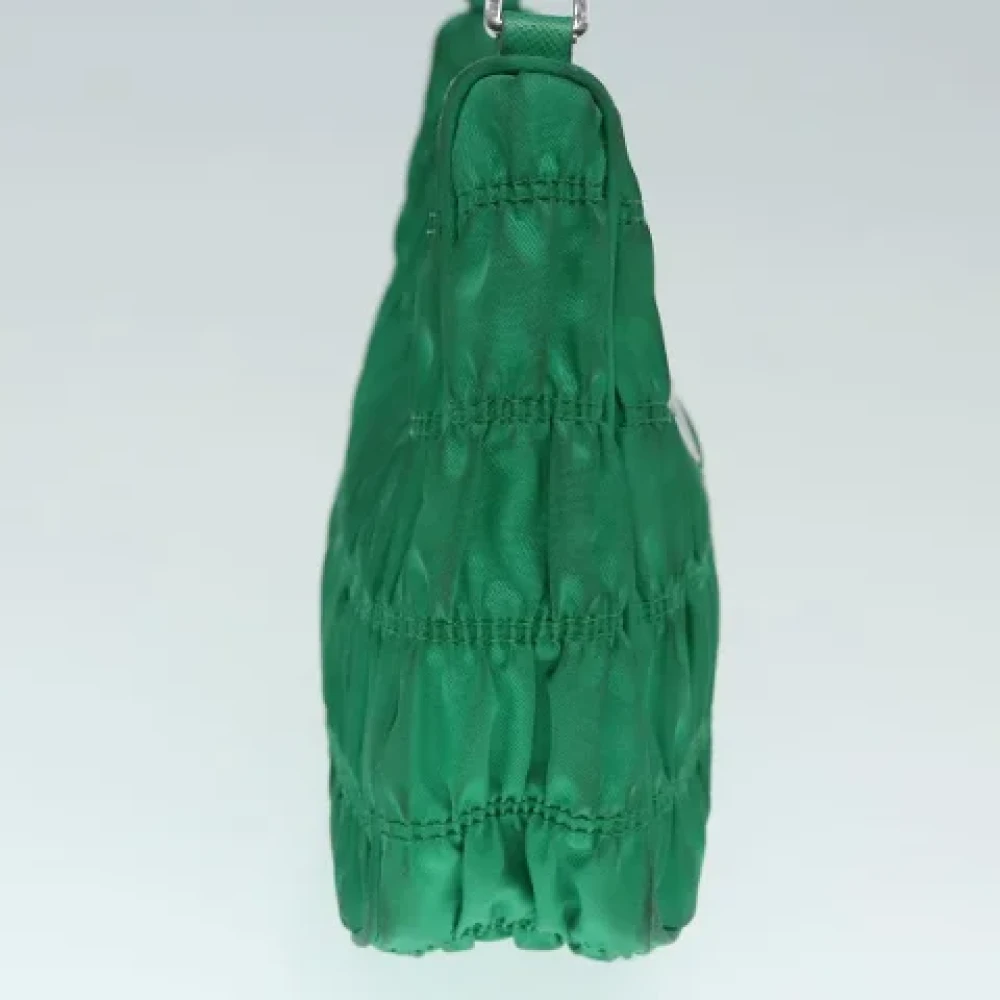Prada Vintage Pre-owned Fabric prada-bags Green Dames